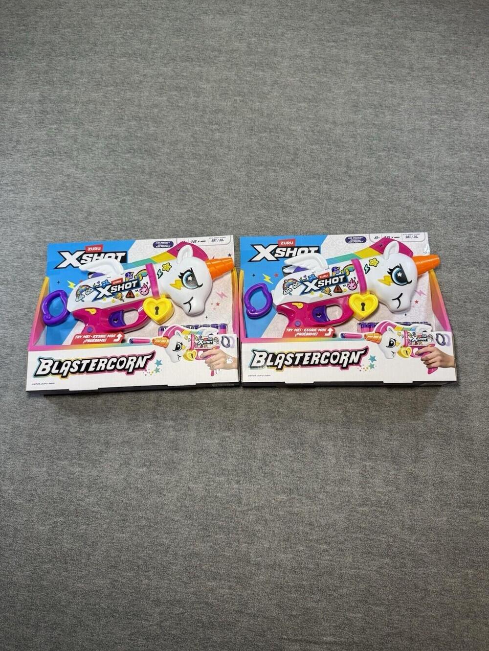 Zuru Xshot Blastercorn With 16 Darts-LOT OF 2